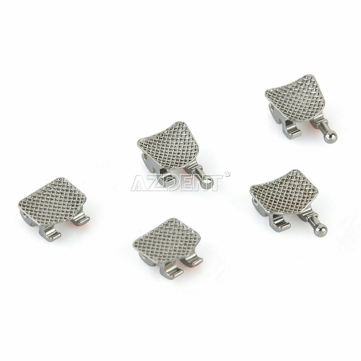 30Packs Orthodontic Brackets Braces Dental Mini MBT Slot.018 Hooks 3-4-5 AZDENT