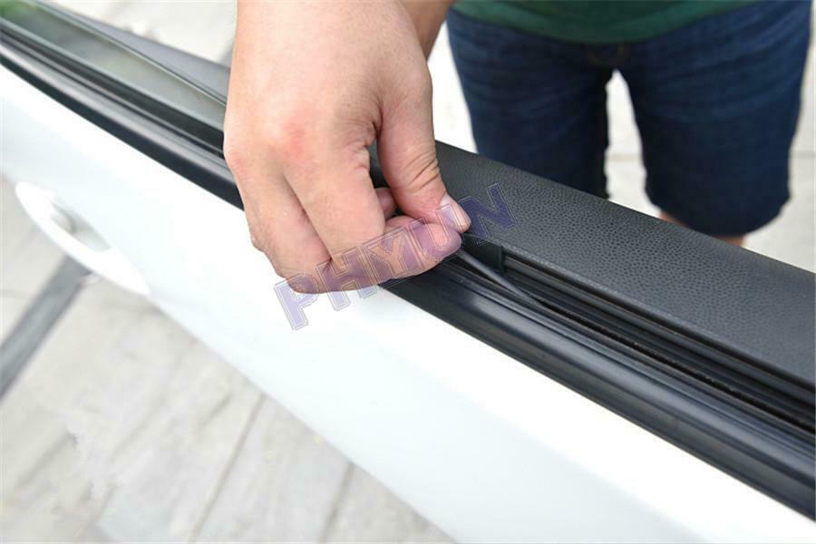 26FT Car Window Door Sealed Strips V Type Weatherstrip Black Rubber Universal