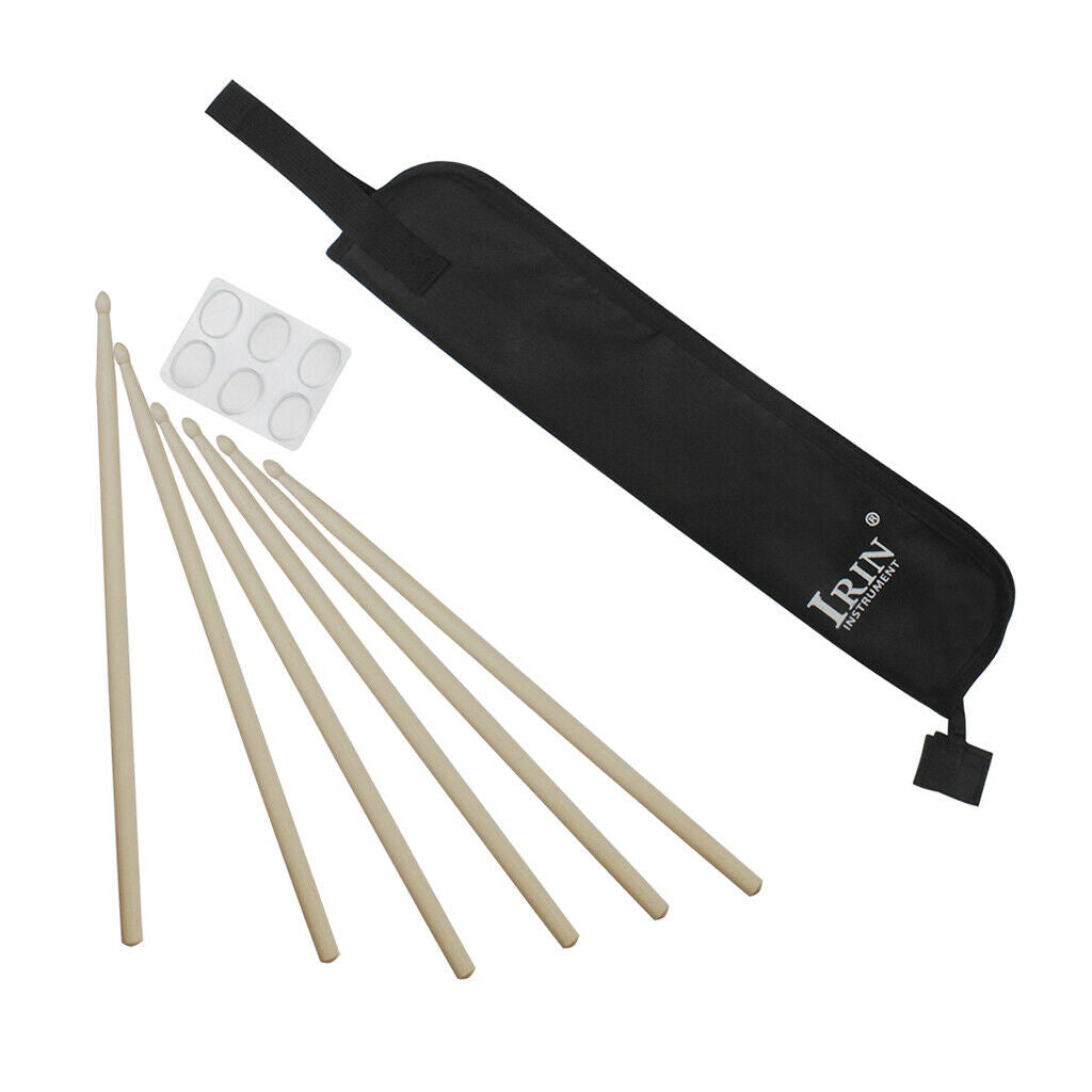 Drum Set Accessories Drum Sticks Carry Mallet Bag Drum Dampening Gels