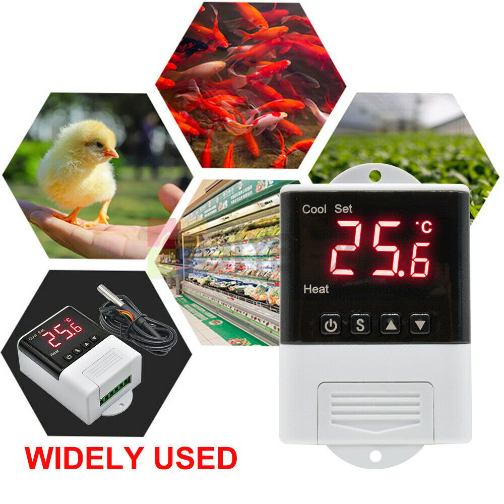 Deek DTC2200 110V-220V Digital Microcomputer Thermostat LED Temperature Control