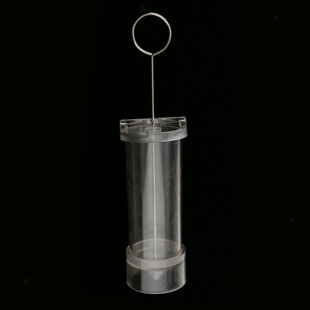 Transparent Clear Candle Mold Round Mould W/ 50x Pre Waxed Candle Wick Cores