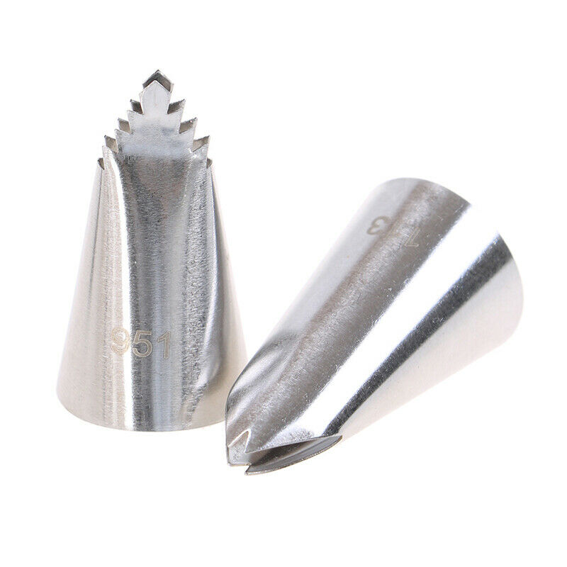 3pcs #95#951#113 Leaves Nozzle Icing Piping Nozzles For Decorating Cakes .l8
