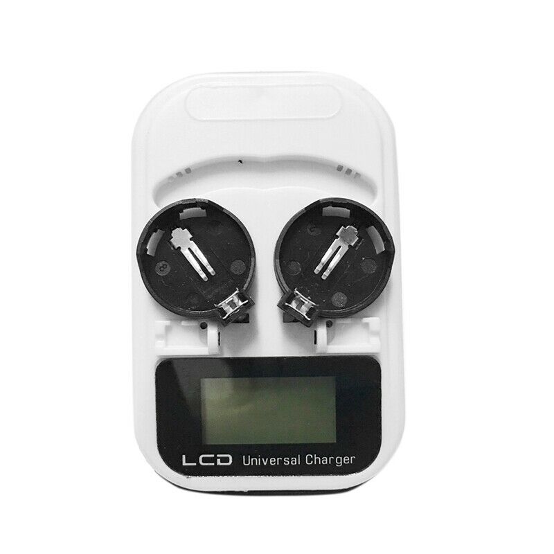 Smart LCD Charger 3.6V for LIR2032 LIR2025 LIR2016 Button Rechargeable BatteryA2