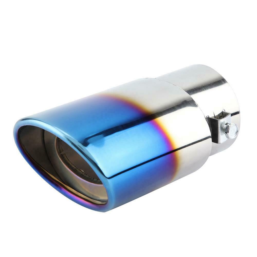 Universal Car Straight Exhaust Pipe Rear Muffler Tip Tail Throat Stainless Steel