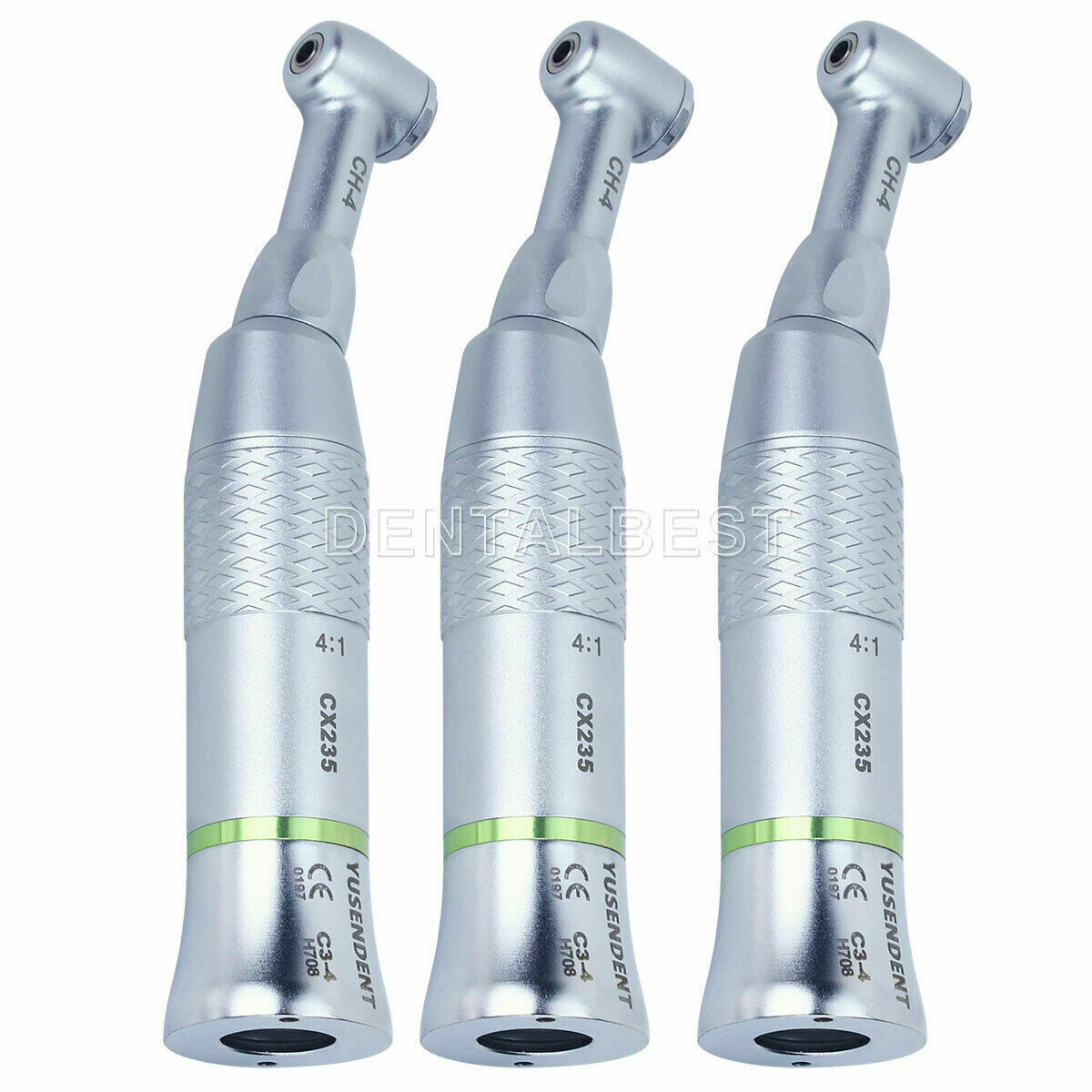 Dental 4:1Reduction Low Speed Contra Angle Push Button Handpiece COXO CX235 C3-4