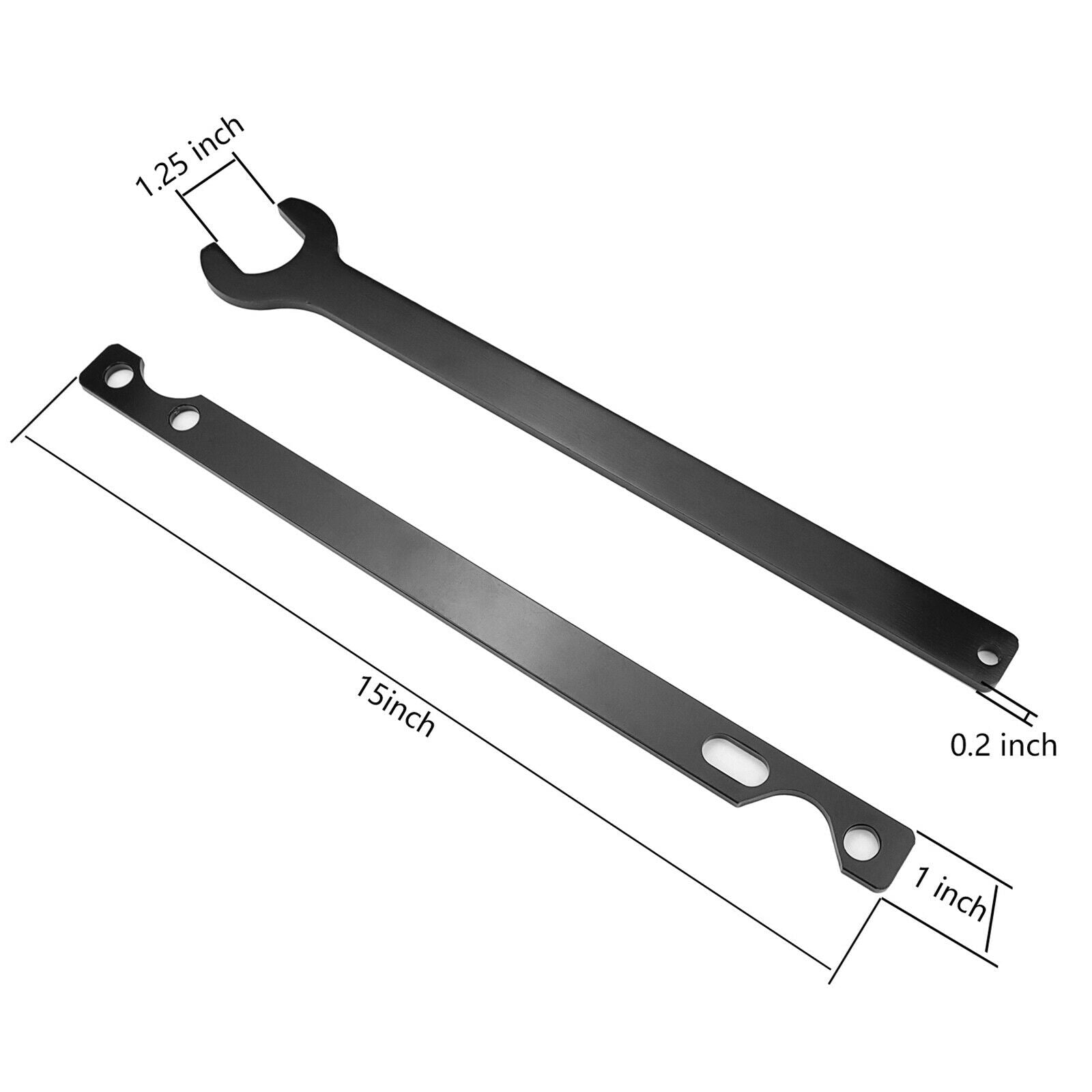 2Pcs Fan Clutch Nut Wrench Water Pump Holder Tool for BMW E34 E39 E36 M56
