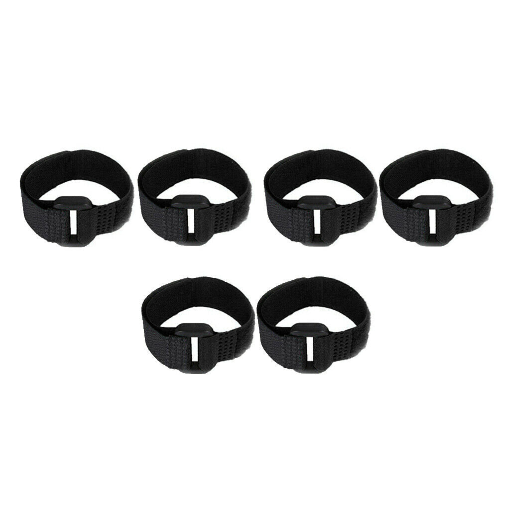 6pcs Rooster Collar Prevent Chicken from Disturbing Neighbors for Duck Black