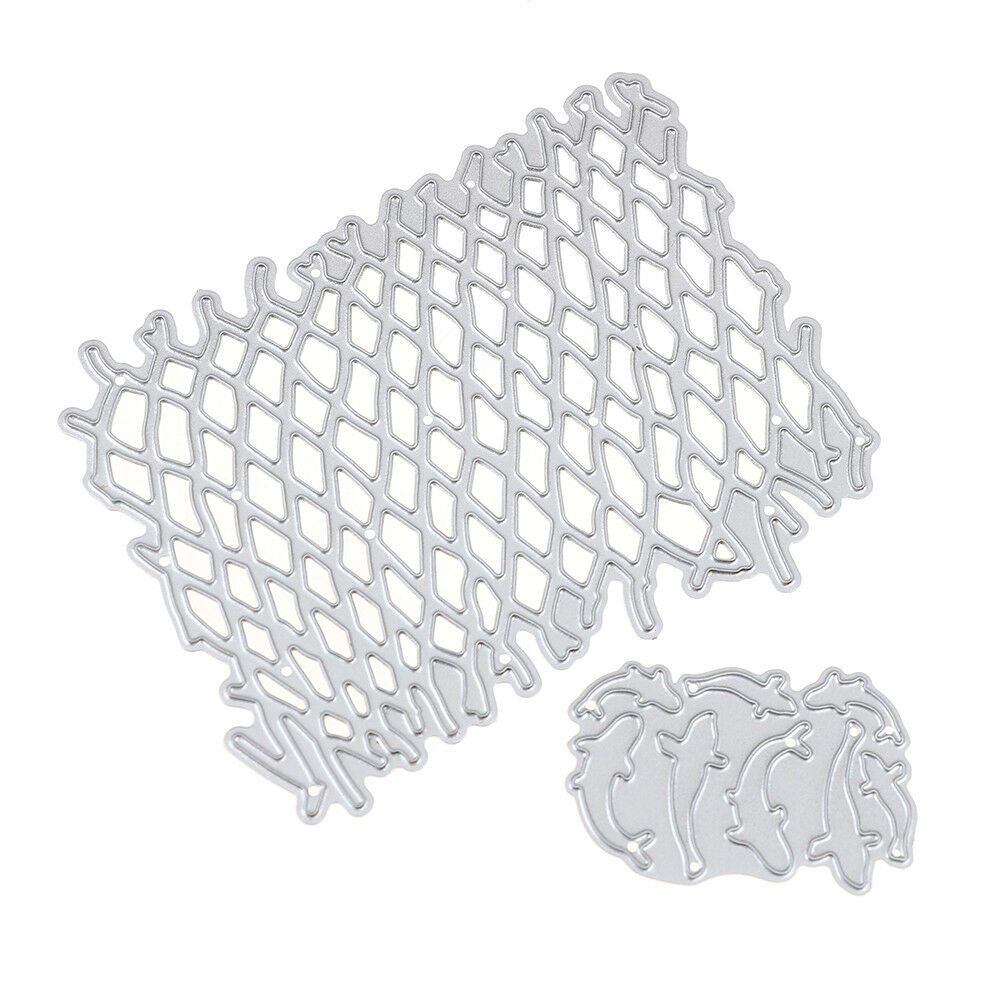 Fishing Net Metal Cutting Dies Stencils for DIY Scrapbooking Album Paper C.l8