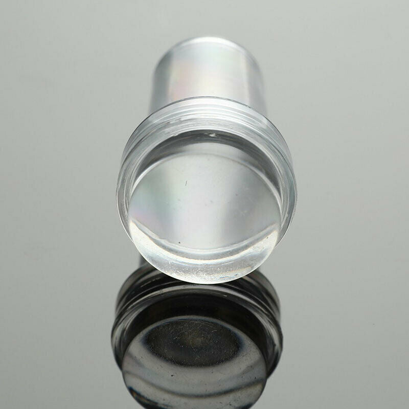 2.4cm Jelly Nail Art Stamper Scraper Set DIY Design Silicone Stamping ToolsFCA
