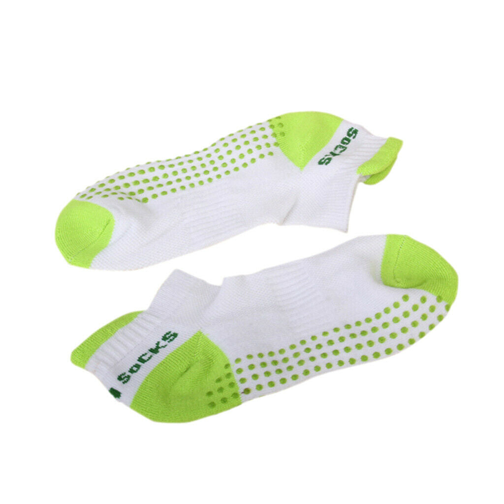 Women Non Slip Massage Granule Yoga Socks - Green
