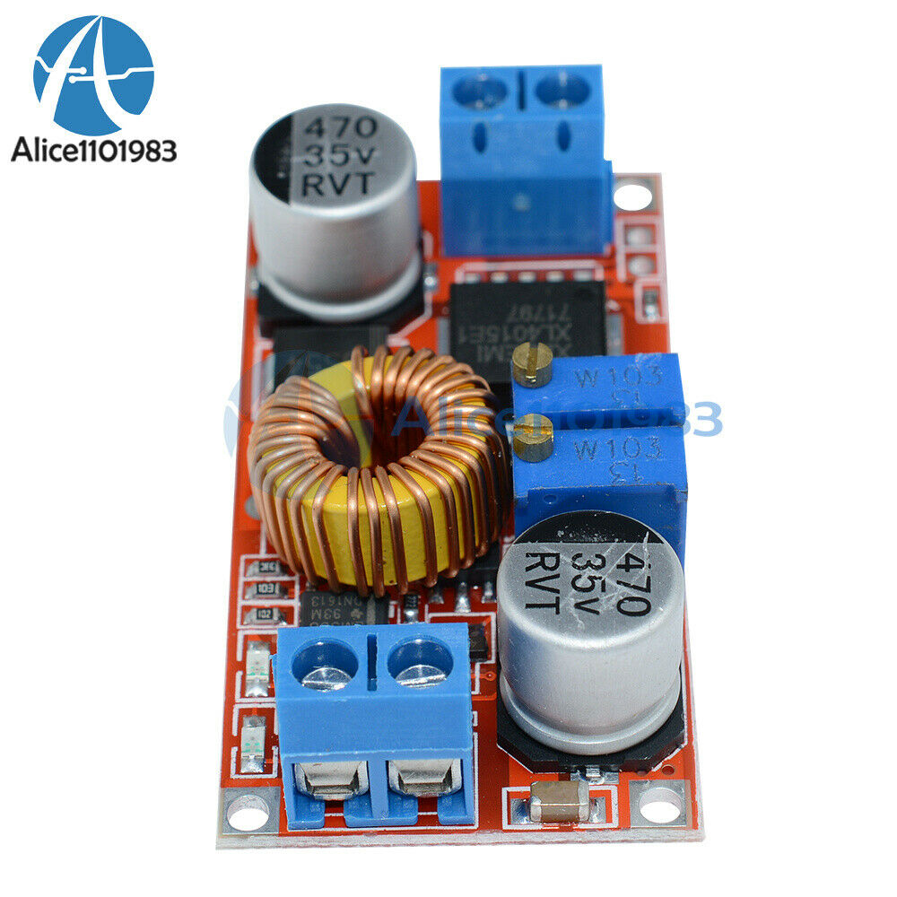 5PCS Lithium Charger Step down 5A 5V-32V to 0.8V-30V Power Supply Module 5A