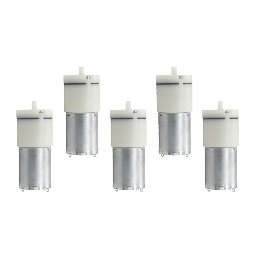 5 Pieces 3-6V 370 Motor Air Pump Oxygen Pump 300mmHg Aquarium Fish Tank DIY