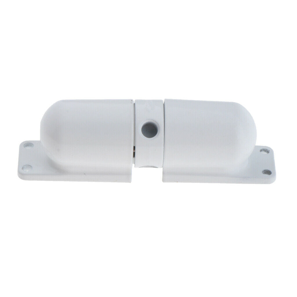 Mini White Zinc Alloy Adjustable Safety Spring Door Closer Closing Stopper