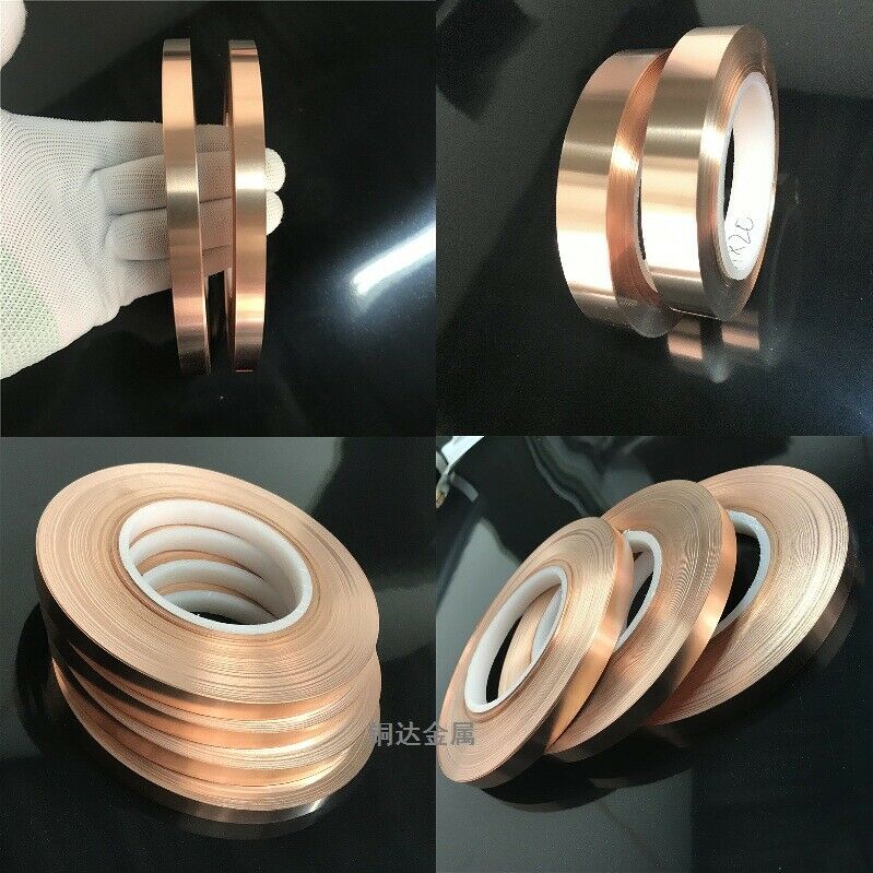 1PC 0.1 x 10 x 1000mm 99.9% Pure Copper T2 Cu Metal Sheet Foil Plate Strip