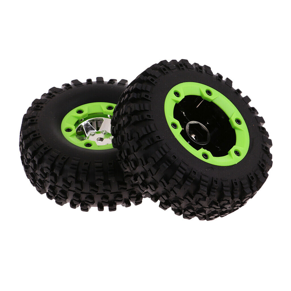 4x Wheel Rubber Tires for Wltoys 12428 1/12 RC Buggy Parts