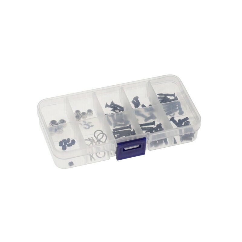 84Pcs Screws Box Set for 1/10 HSP 94123 Traxxas Tamiya HPI Kyosho Axial SCX10 R6
