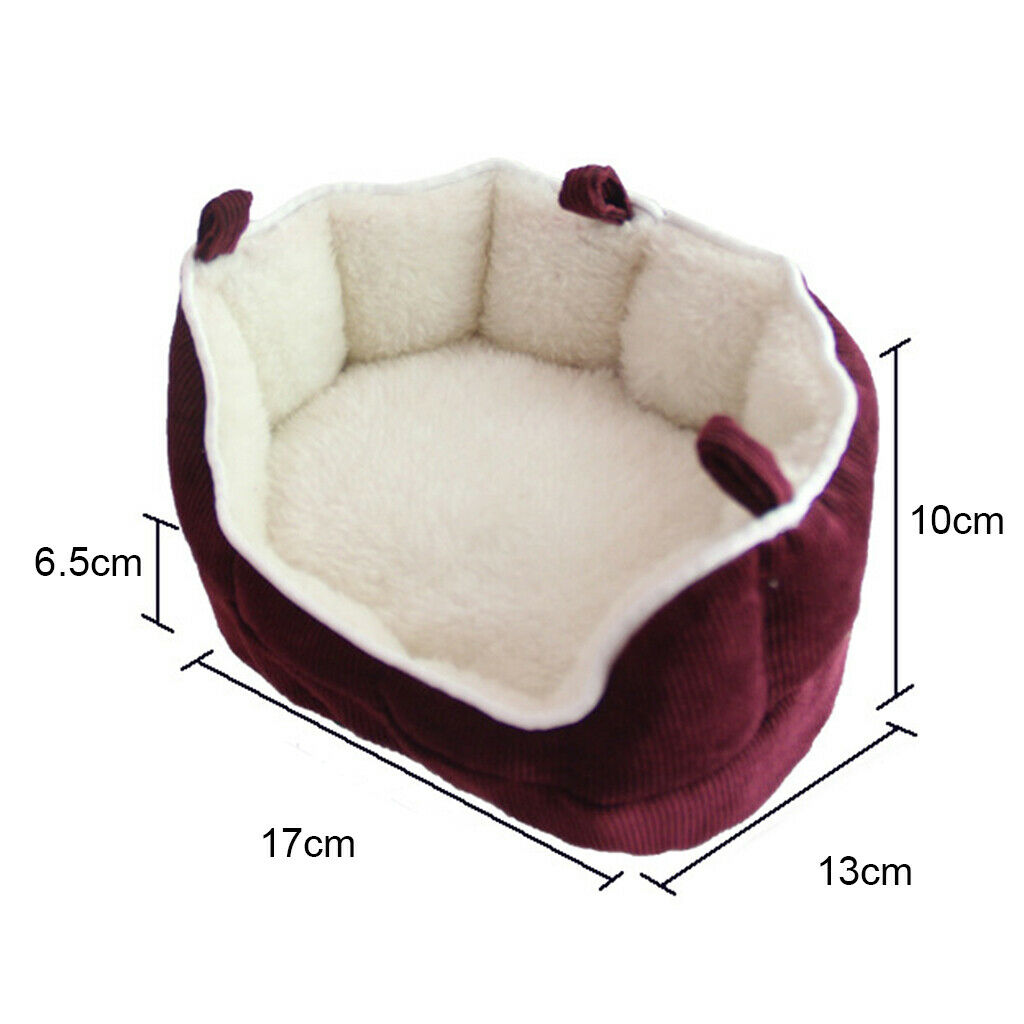 Soft Warm Small Animals Pets Hamster Hammock Hanging Bed House Nest  Red