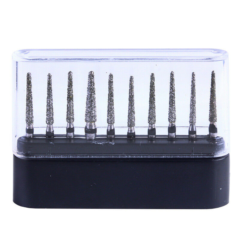 500PCS Dental Diamond Burs Super Coarse Round Head Turbine Handpiece TR-12S