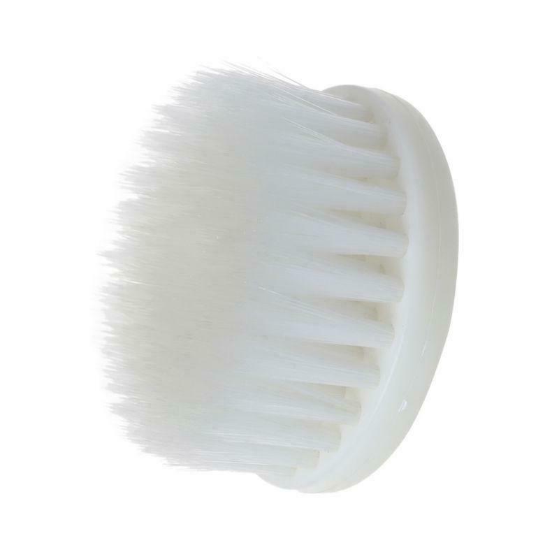 60mm White Soft Drill Powered Brush Head For Cleaning Car Carpet Bath Fabric