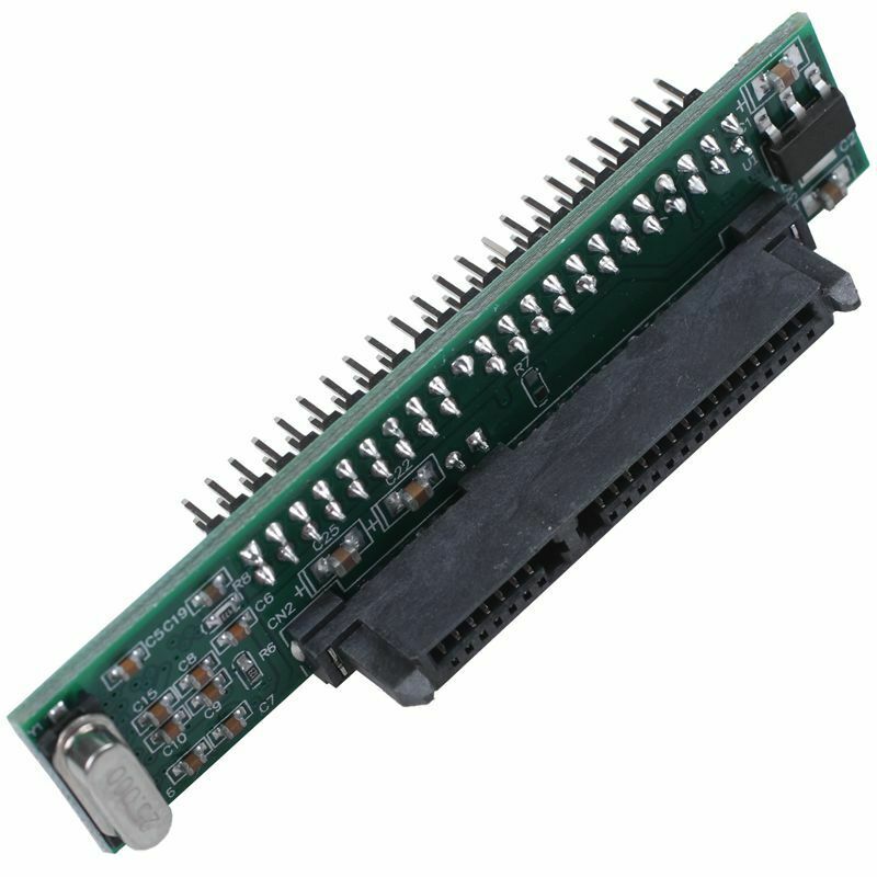2.5" 44Pin IDE D Drive Male to 7+15Pin Female SATA Adapter A6P4P4