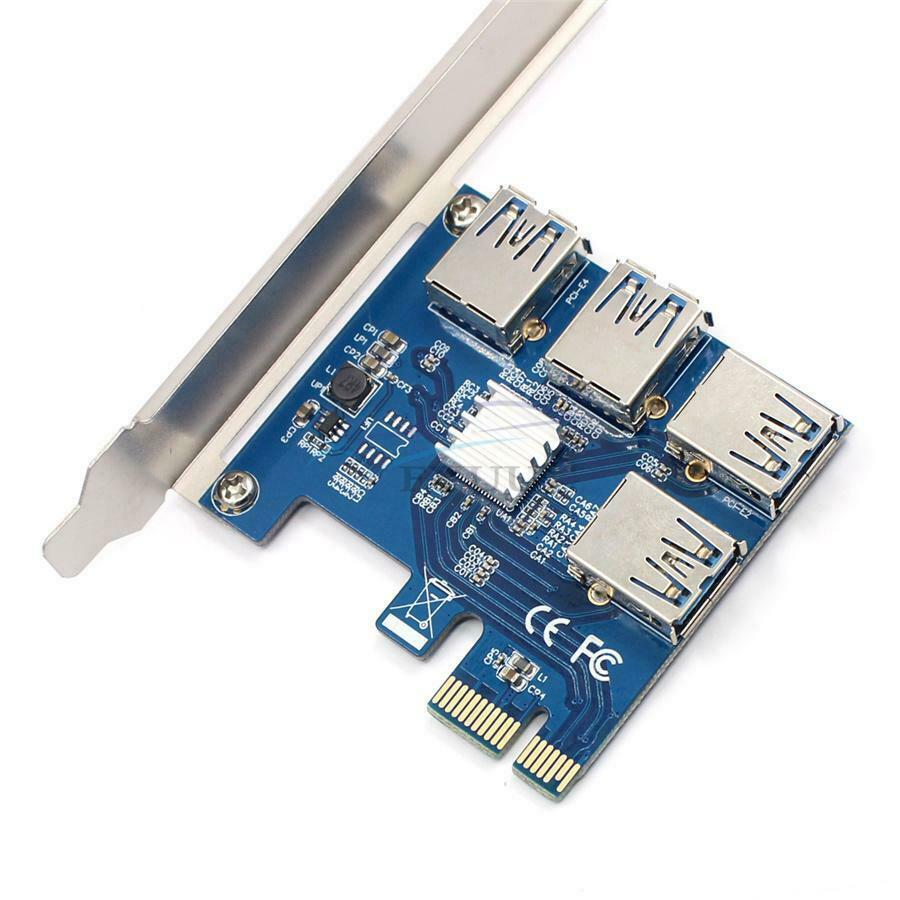 Support WINXP/WIN7/WIN8/WIN10 System PCI-E 1 To 4 USB 3.0 Port Expansion Cards