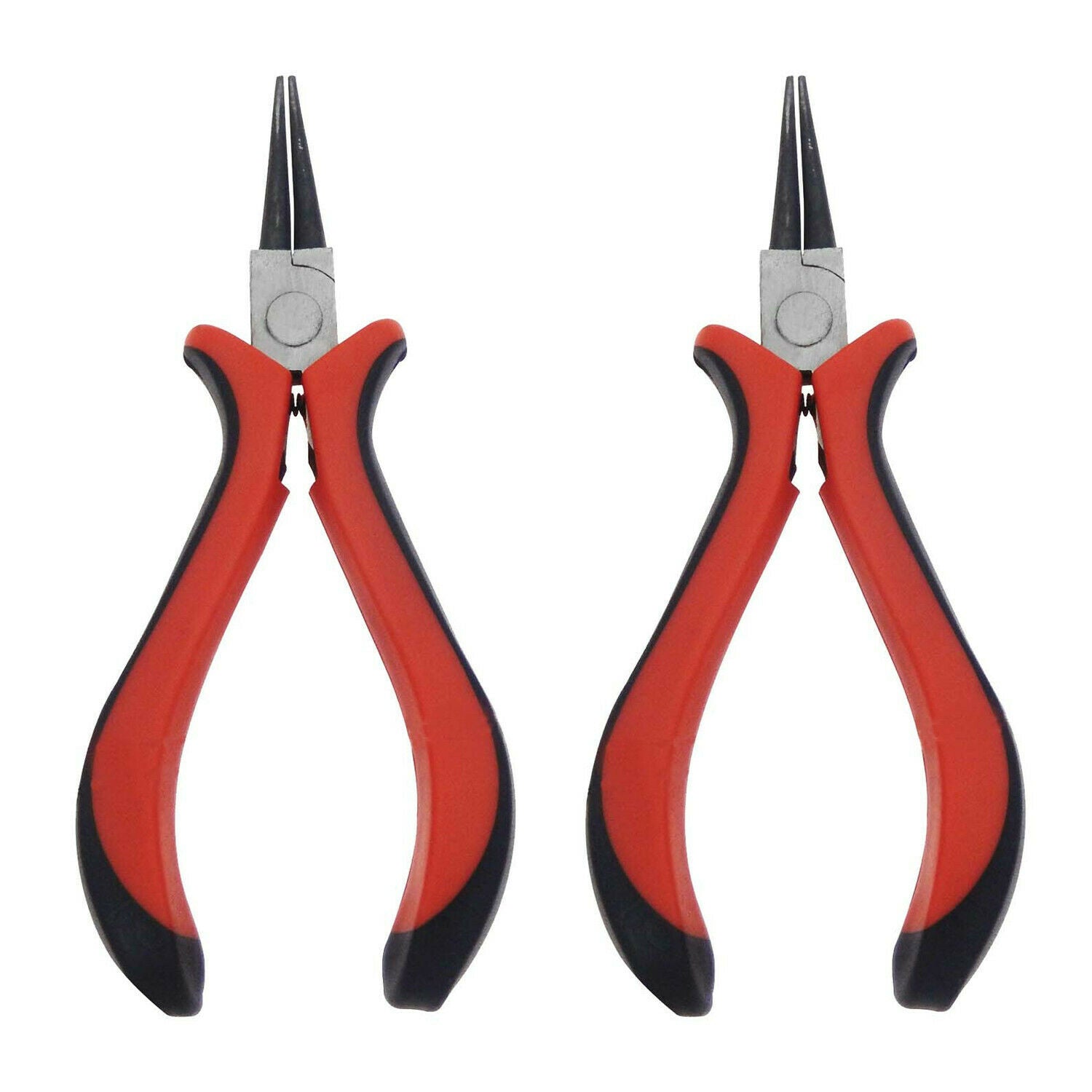 Needle Nose Pliers with Rubber Handle Modeling Jewelry Wire Work Repair Tool