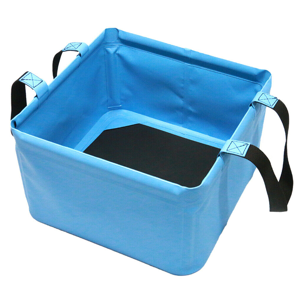 18L Folding Bucket Water Container Wash Basin for Camping Traveling Fishing