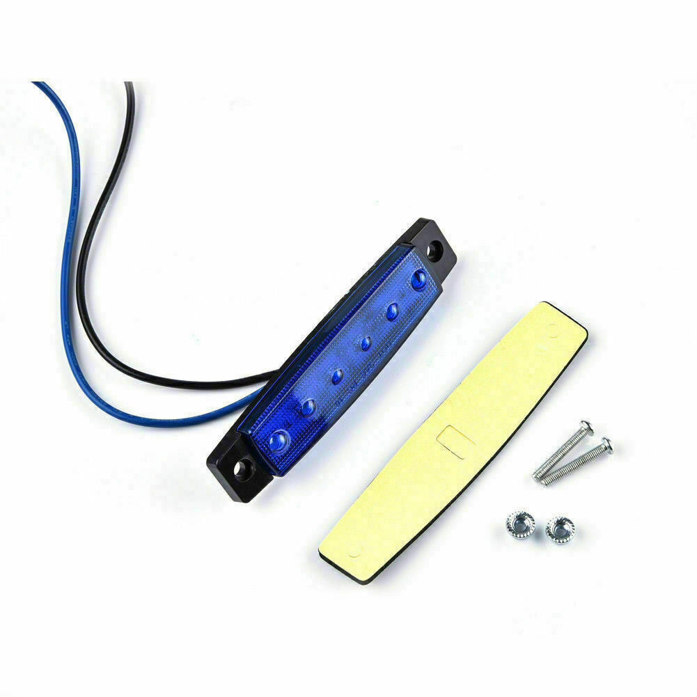 12 Pcs Marine Boat LED Cabin Deck Courtesy Light Stern Transom Lights Blue