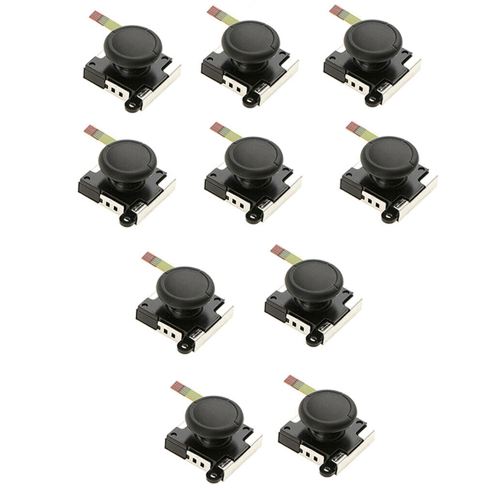 10Pcs Analog Joystick Rocker Thumb Sticks Sensor for Nintendo Switch Joy-con