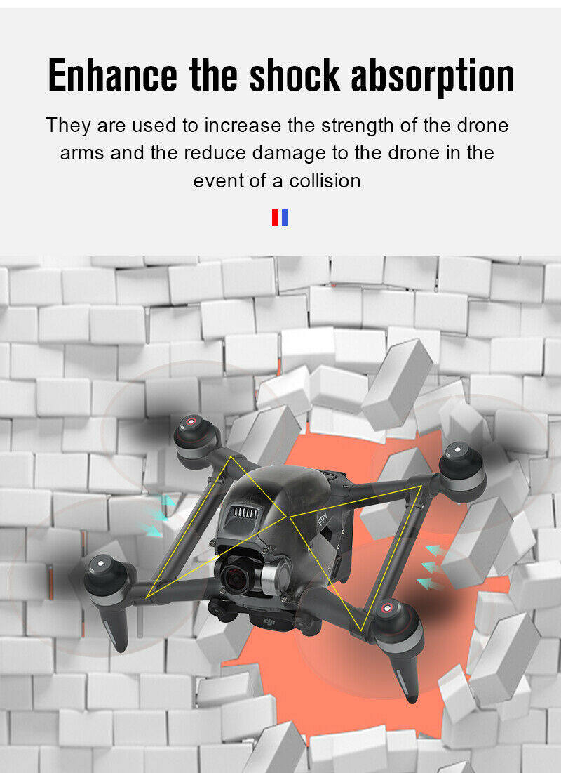 For DJI FPV Bomb Resistant Reinforcement Arm Aircraft Reinforcement Accessories