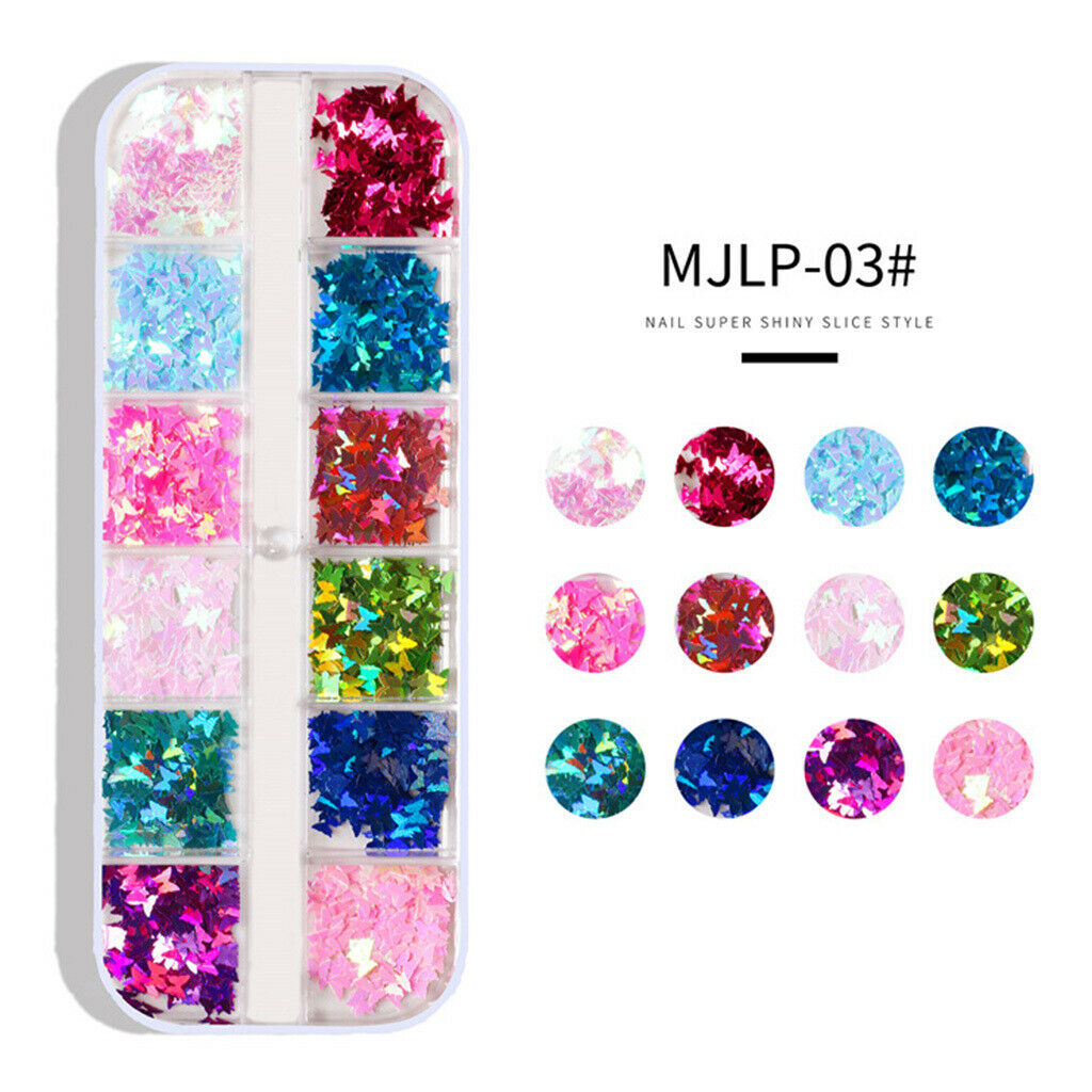 Nail Sequins Paillette Fragments Make up Face Eyes Body Decals Art Design