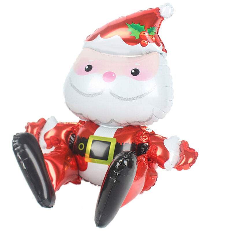 Large Santa Claus Aluminum Foil Balloon Christmas Party Decoration Merry X.l8