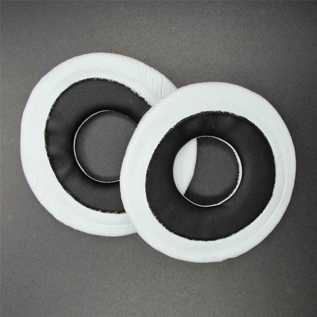 2Pairs Replacement Soft Ear Pads Cushion PU Leather Foam Earpads for