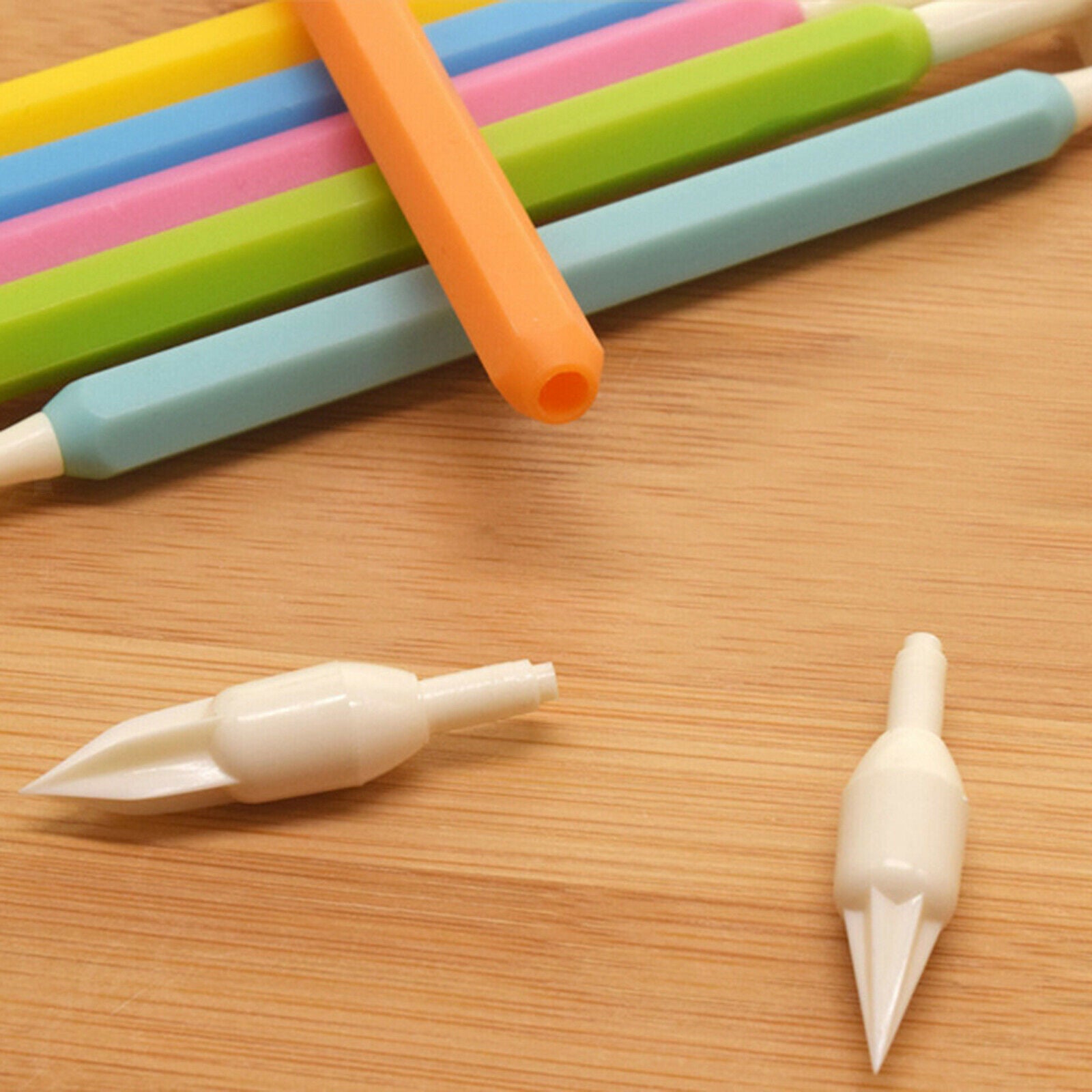 9Pack Plastic Clay Tools Ceramic Pottery Kit Shaping And Sculpting Assorteds