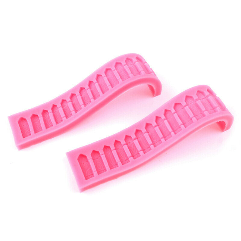 Silicone DIY Fence mold Cake Baking Tools chocolate fondant mold decoraYX.l8
