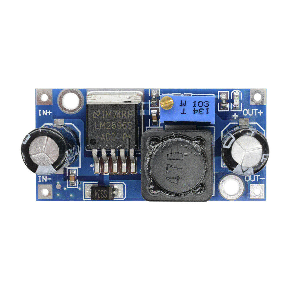 5Pcs Output 1.23V-30V DC-DC Buck Converter Step Down Module LM2596 Power Supply