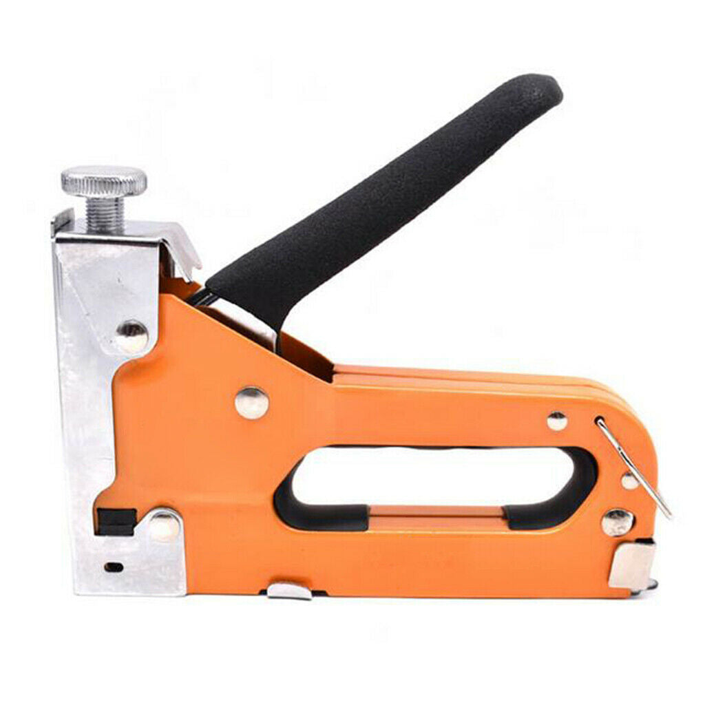 Heavy Duty Staple Gun Stapler Tacker + 600 nails 3 in 1 Powerful Hand Tool Wood