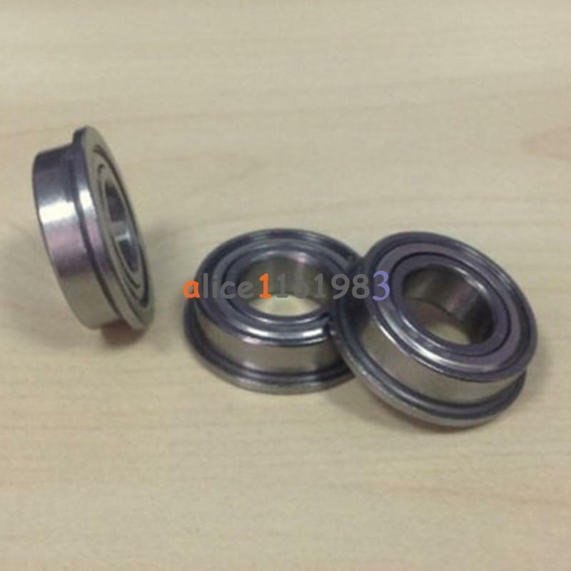 20PCS MF63zz Mini Metal Double Shielded Flanged Ball Bearings (3mmX6mmX2.5mm)