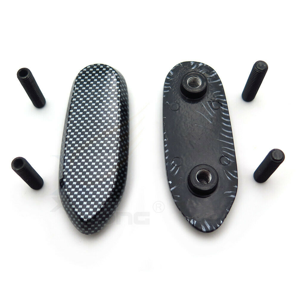 Mirror Base Block Off Plates For Suzuki Gsxr 600 750 1000 Gsx-R 2006-2008 Carbon