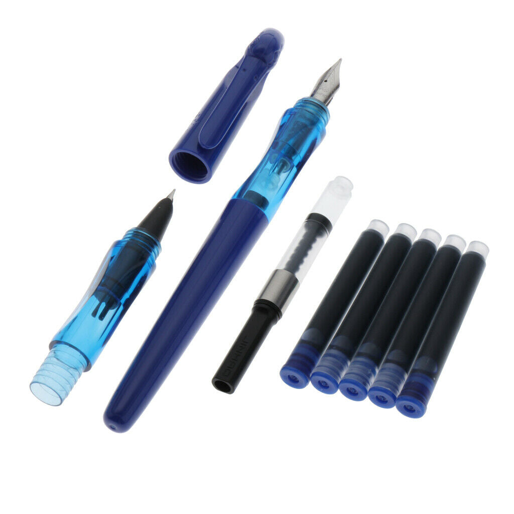 Luxury Ballpoint Pen Writing Set Elegant Fancy Roller Ball Gifts blue