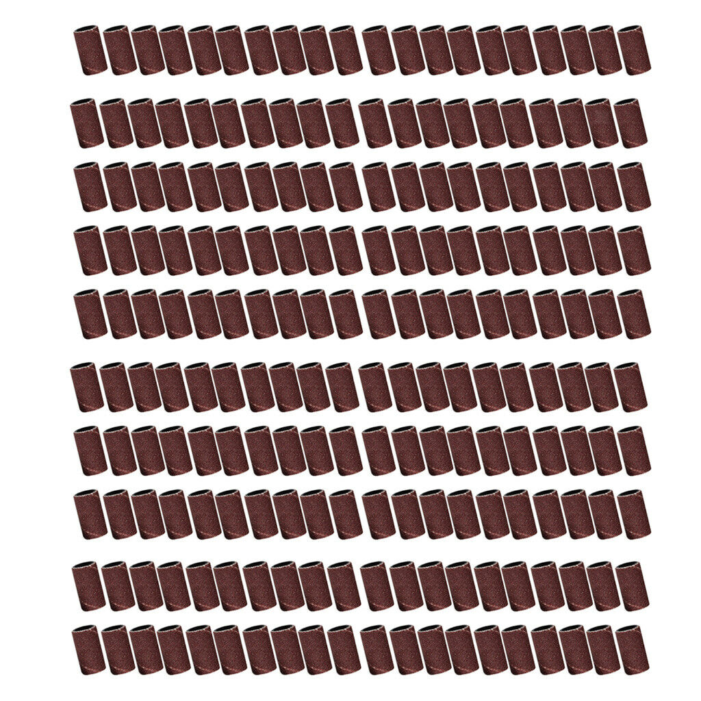 Sanding Bands Replacement for Nail Art Drill Bits - 100 Pieces, 180 Grit