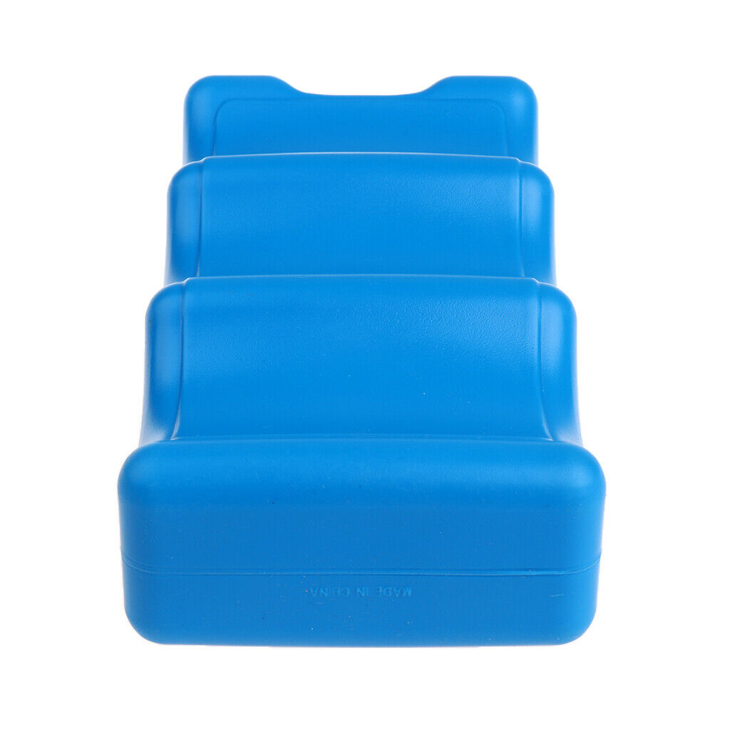 Portable  Lunch Freezer Ice Blocks Case Cool Pack Cooler Box Plastic Blue