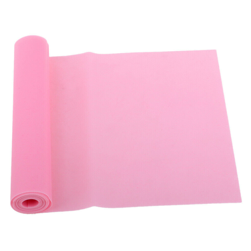 Elastic Resistance Loop Band Exercise Yoga Fitness Trainning Strap Pink