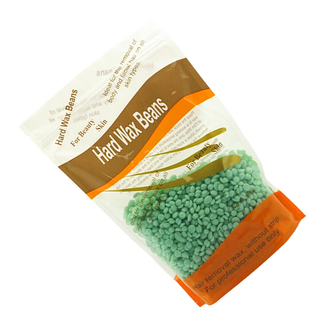 4Pcs 100g Depilatory Hard Wax Beans Waxing Pellet Painless Hair Removal