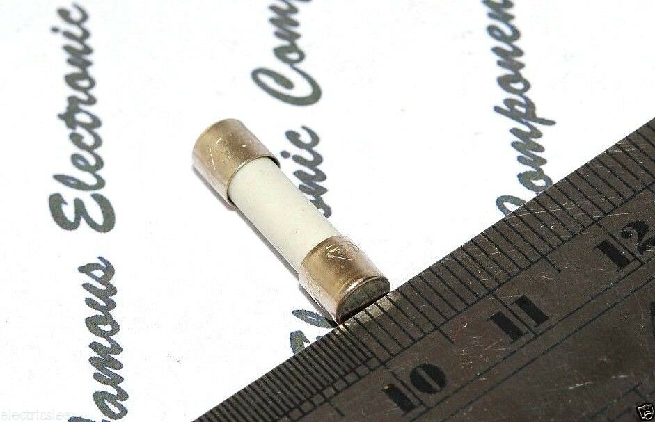 10pcs - (T) 2.5A (2,5A) 250V 5x20mm Ceramic Fuse - Taiwanese Brand