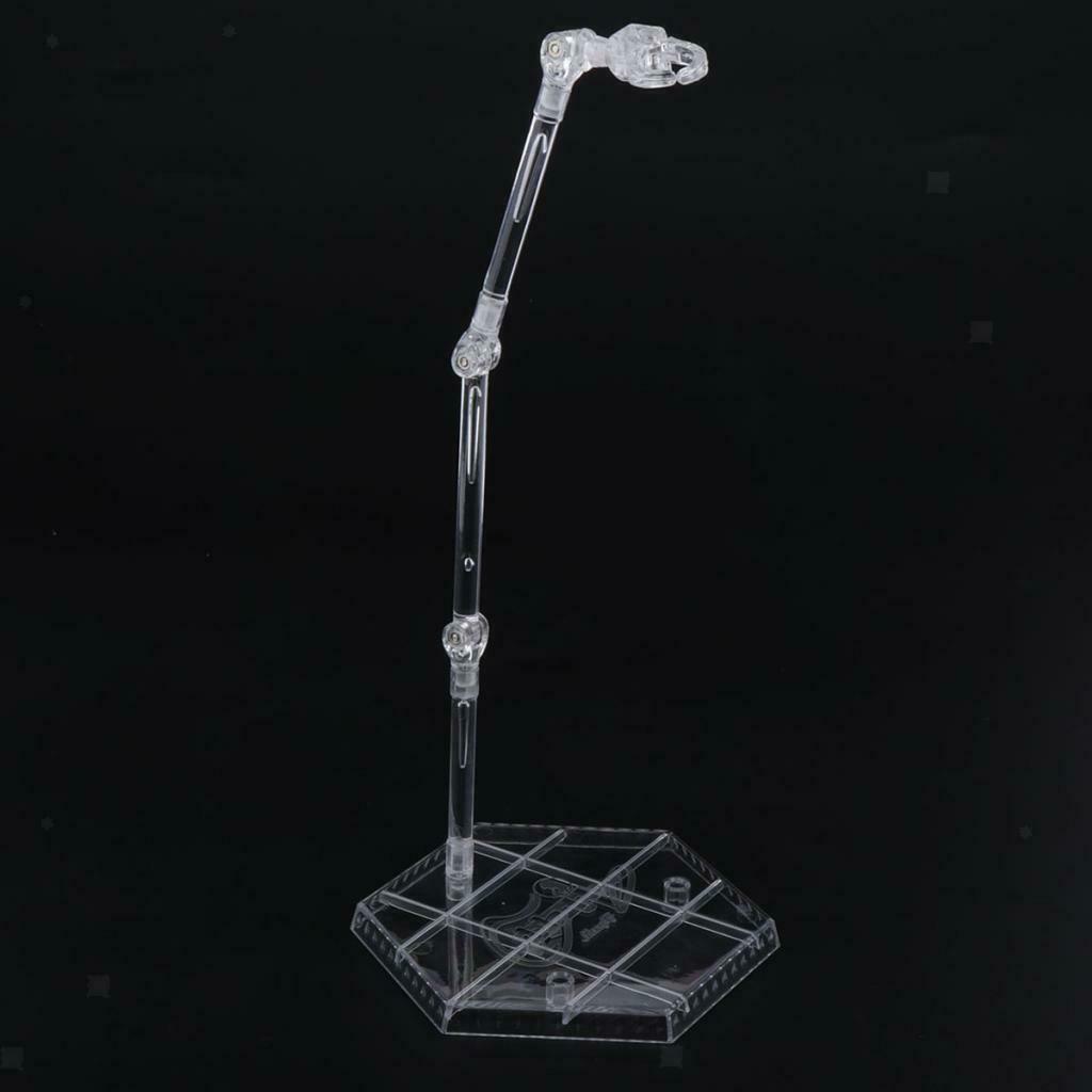 Clear Adjustable DIY Assembly Display Stand 1/6 Action Figures Accessories