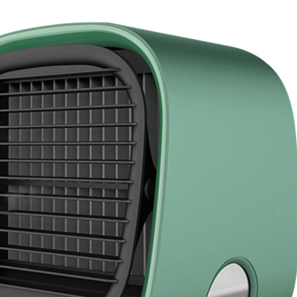 2x Mini Air Container 3-in-1 Desktop Cooler Purifier Home 3-Speed Cool Water