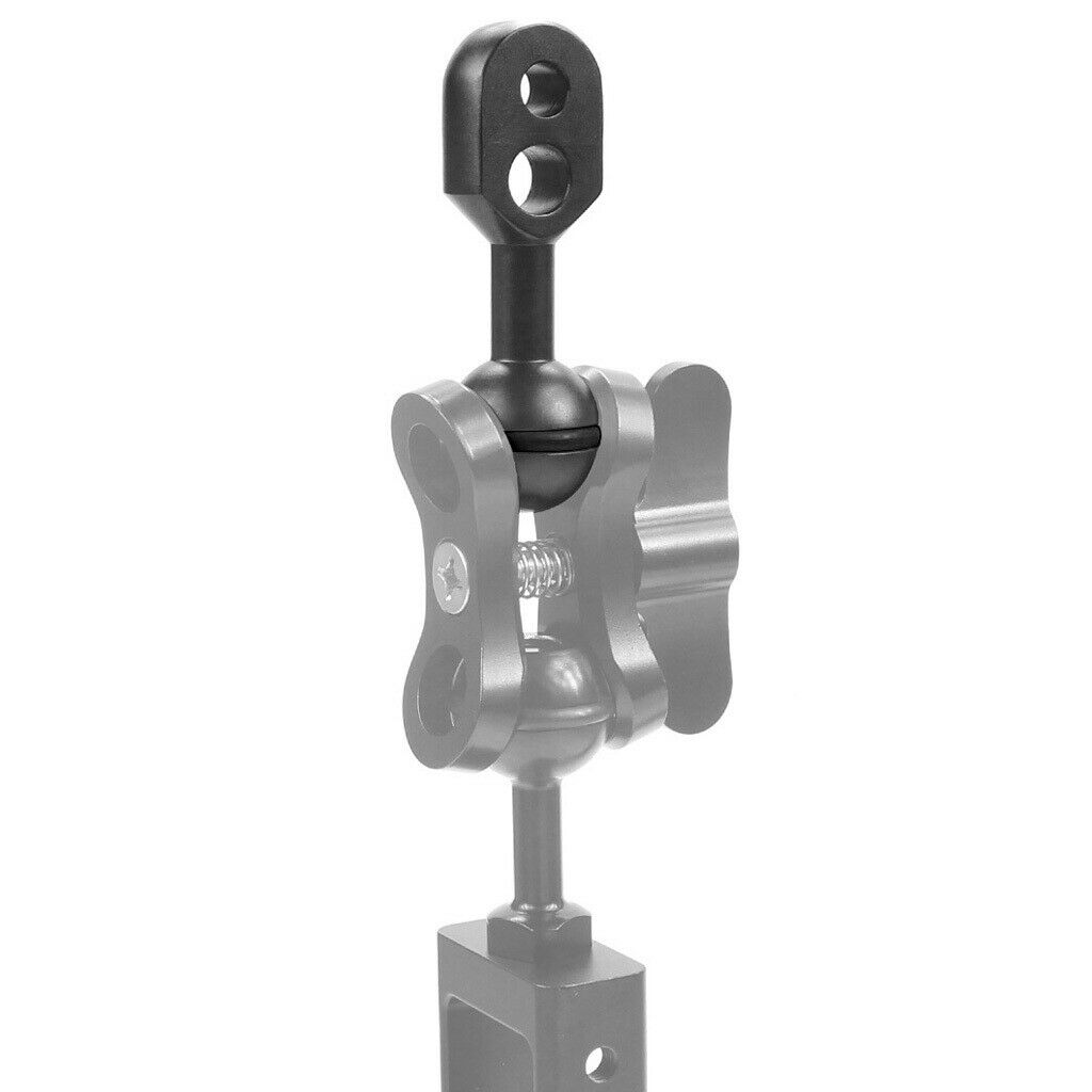 1 "ball and Ys head adapter articulated arm clamp for underwater flash housings