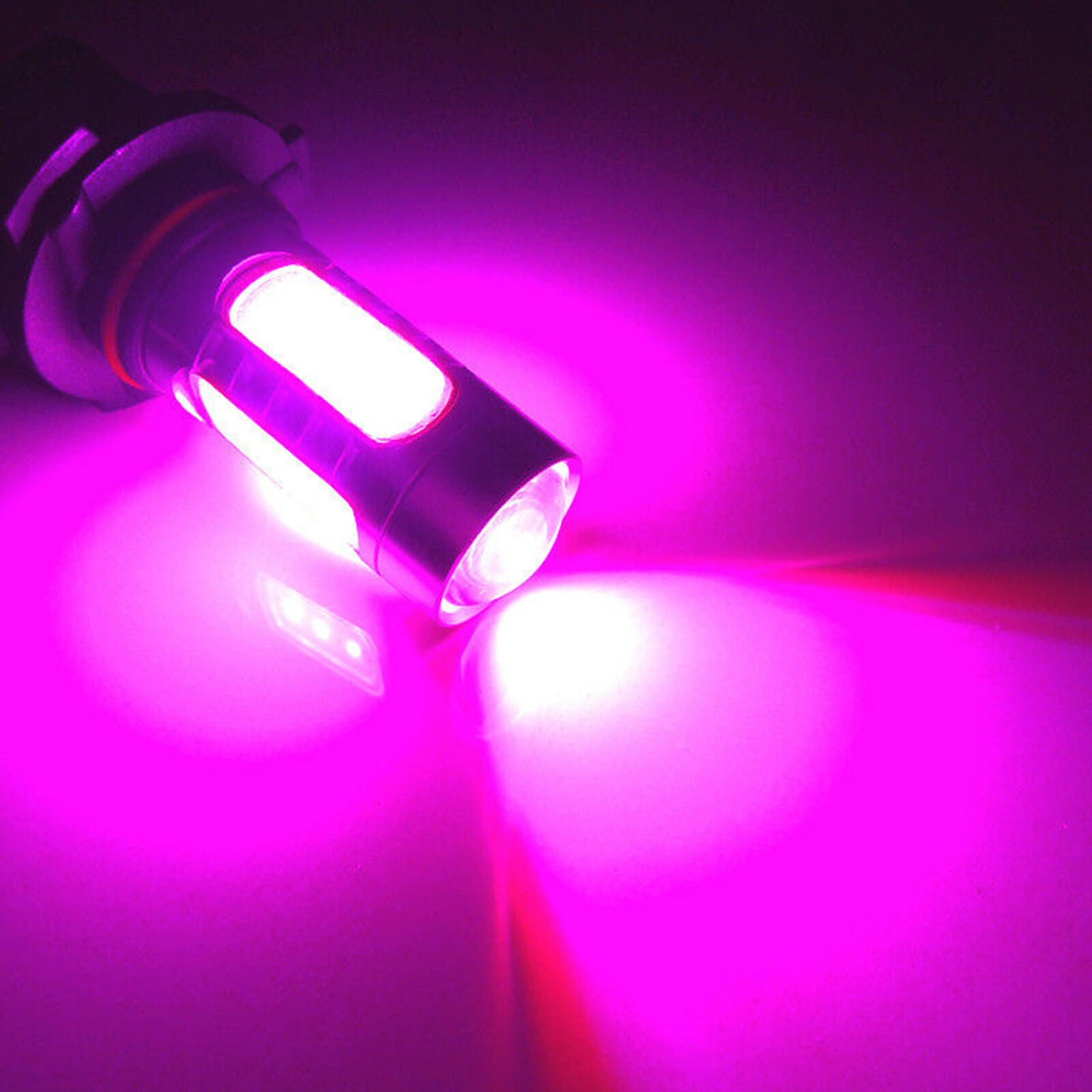 2pcs Pink Purple 9006 HB4 9012 Car Fog Lights Driving Lamp High Power LED Bulbs