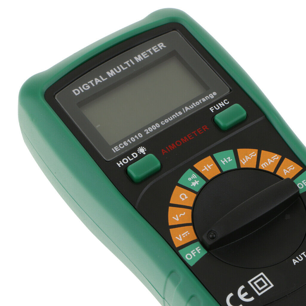 Digital LCD Automatic Range Multimeter Ammeter AC/DC/OHM Volt Current Tester